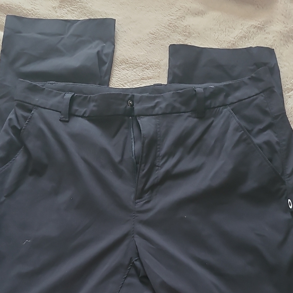 Oakley Black Chinos Streamlined Design
